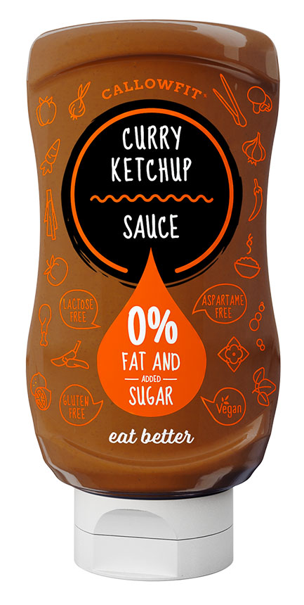 Callowfit Curry Ketchup Sauce (300ml)