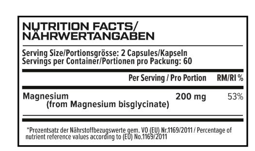 VAST Magnesium 200 (120 Caps)