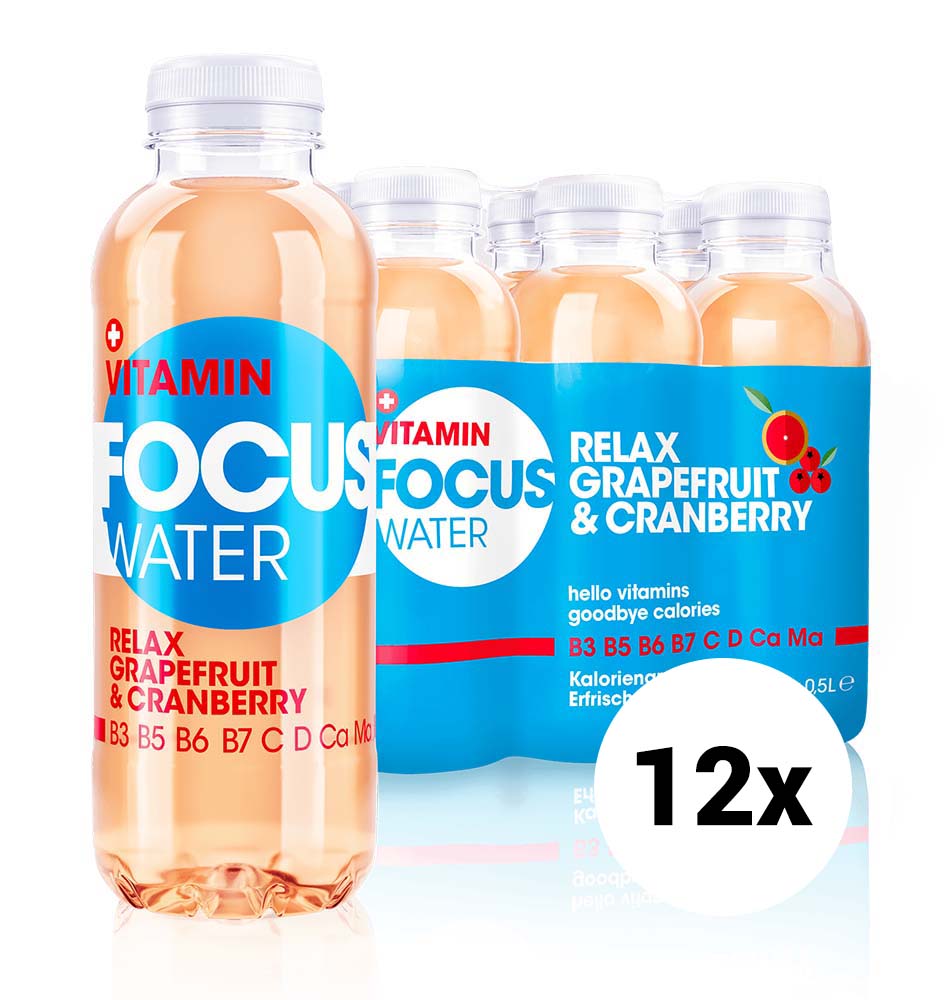 FOCUS WATER RELAX (12 x 500ml)