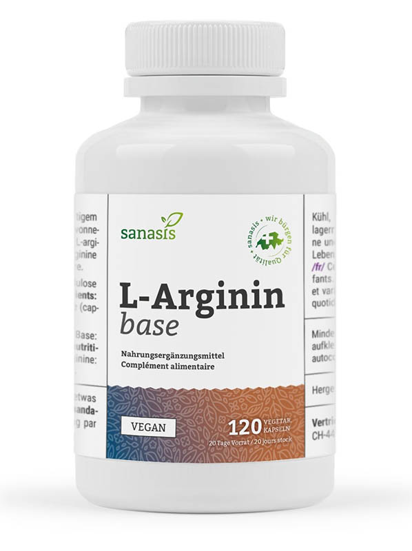 Sanasis L-Arginin Base (120 Caps)