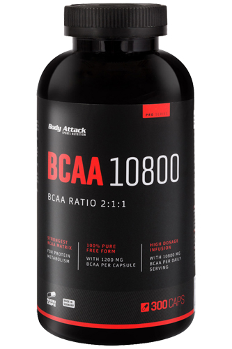 Body Attack BCAA 10800 (300 Caps)