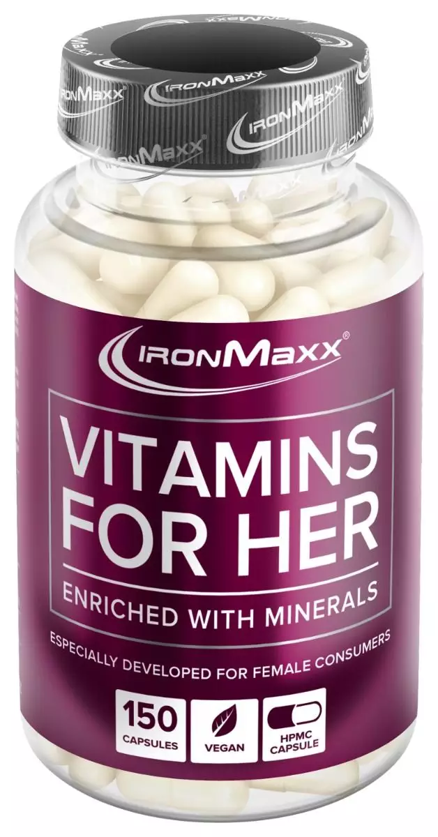 IronMaxx Vitamins For Her (150 Caps)