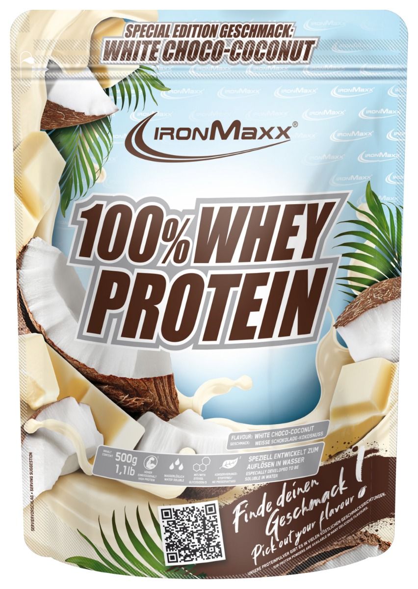 IronMaxx 100% Whey Protein (500g Beutel)