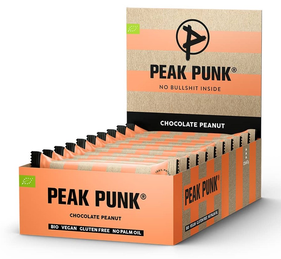 Peak Punk Organic Oat Flapjack (12 x 60g)