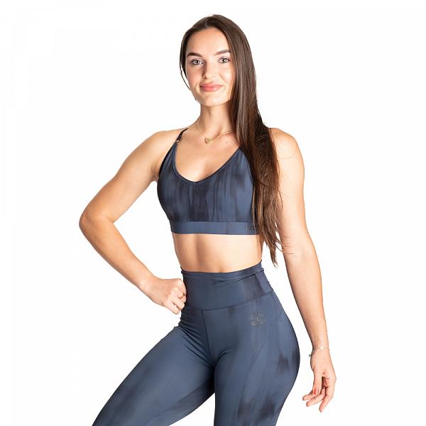Better Bodies High Line Shorts Top - Sky Blue Grunge