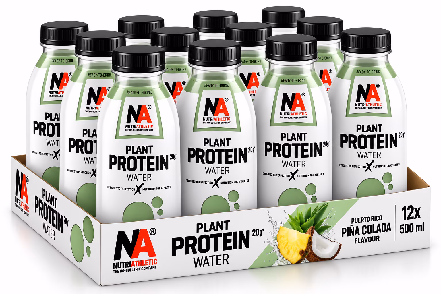 Nutri Athletic Plant Protein Water (12 x 500ml) Nutri Athletic Plant Protein Water (12 x 500ml)