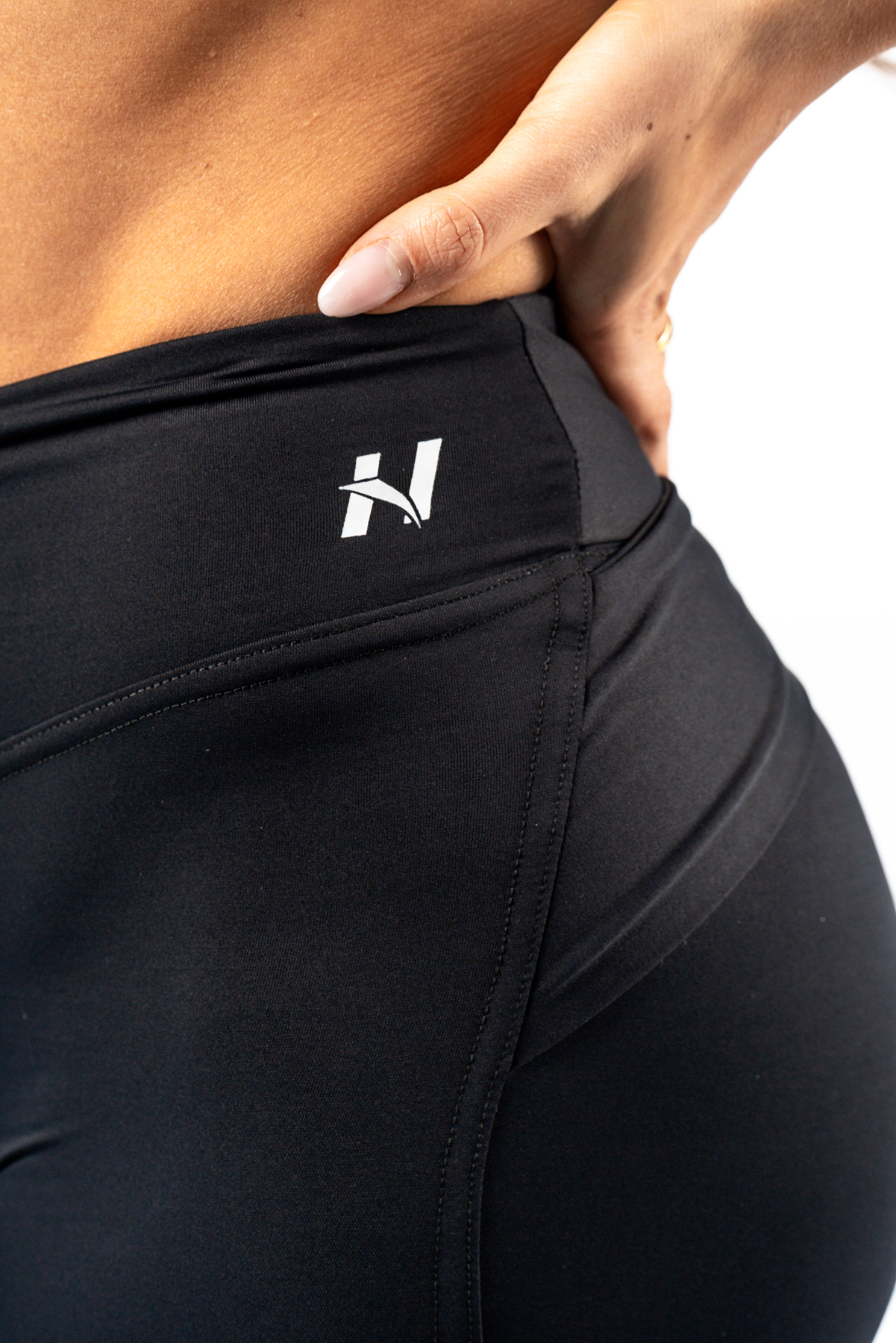 Nebbia V-Shaping Belt Leggings Strong Beauty - black