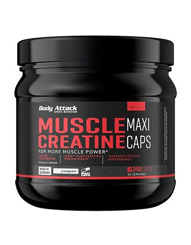 Body Attack Creapure - Muscle Creatine (240 Caps)