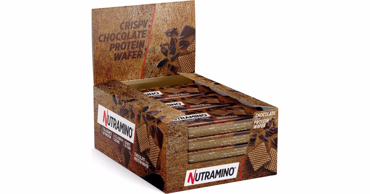 Nutramino Crispy Protein Wafer (12 x 39G) Nutramino Crispy Protein Wafer (12 x 39G)