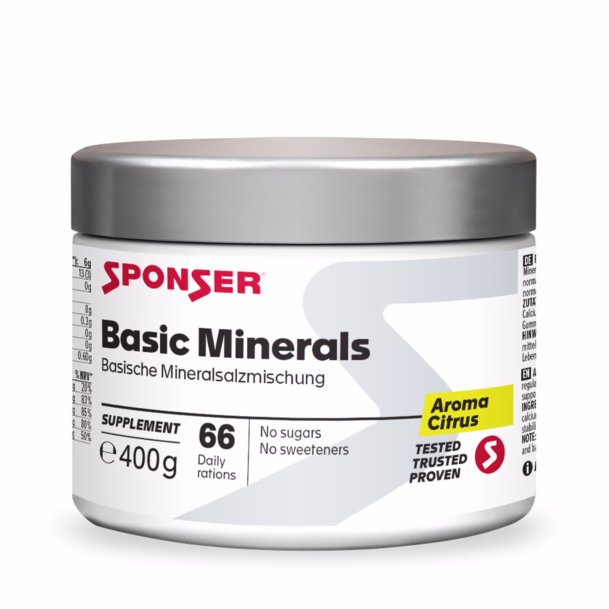 Sponser Basic Minerals (400g Dose) Sponser Basic Minerals (400g Dose)