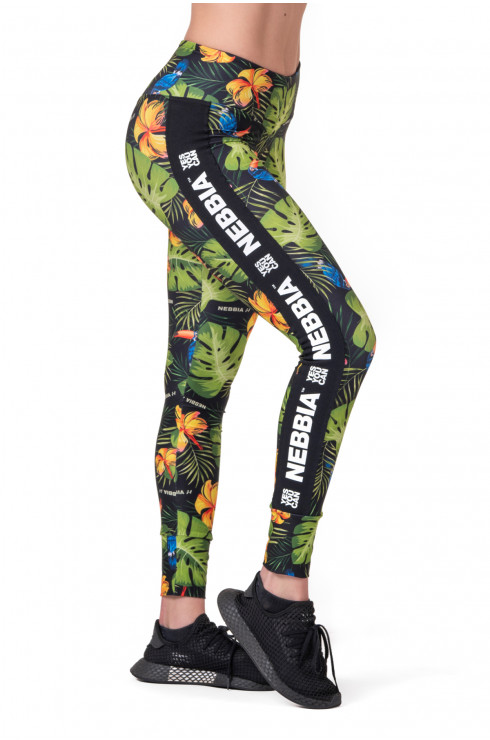 Nebbia High-Waist Performance Leggings 567 Jungle Green