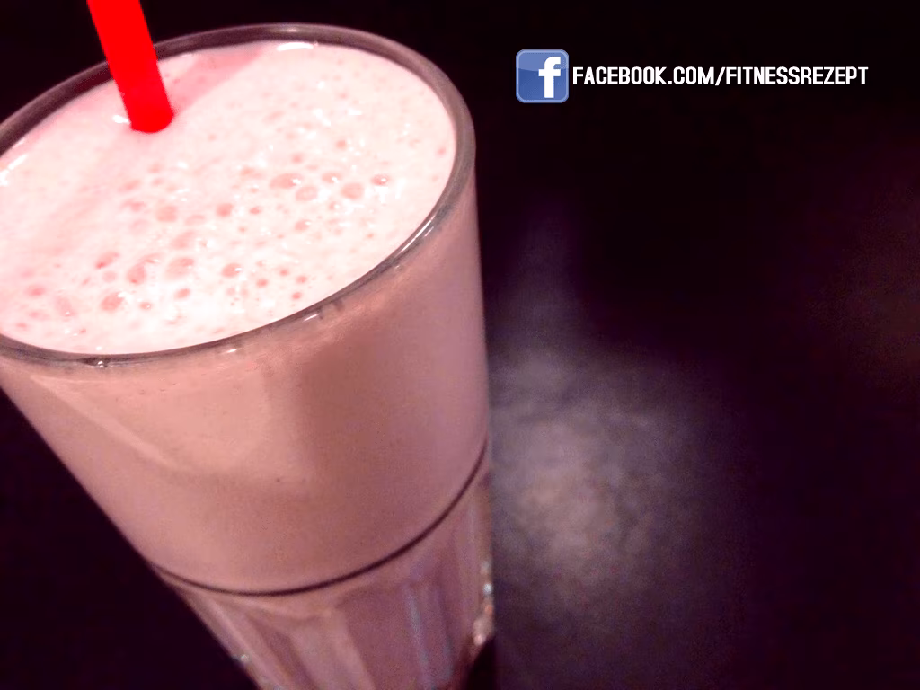 Fruchtiger Karamell Protein Shake