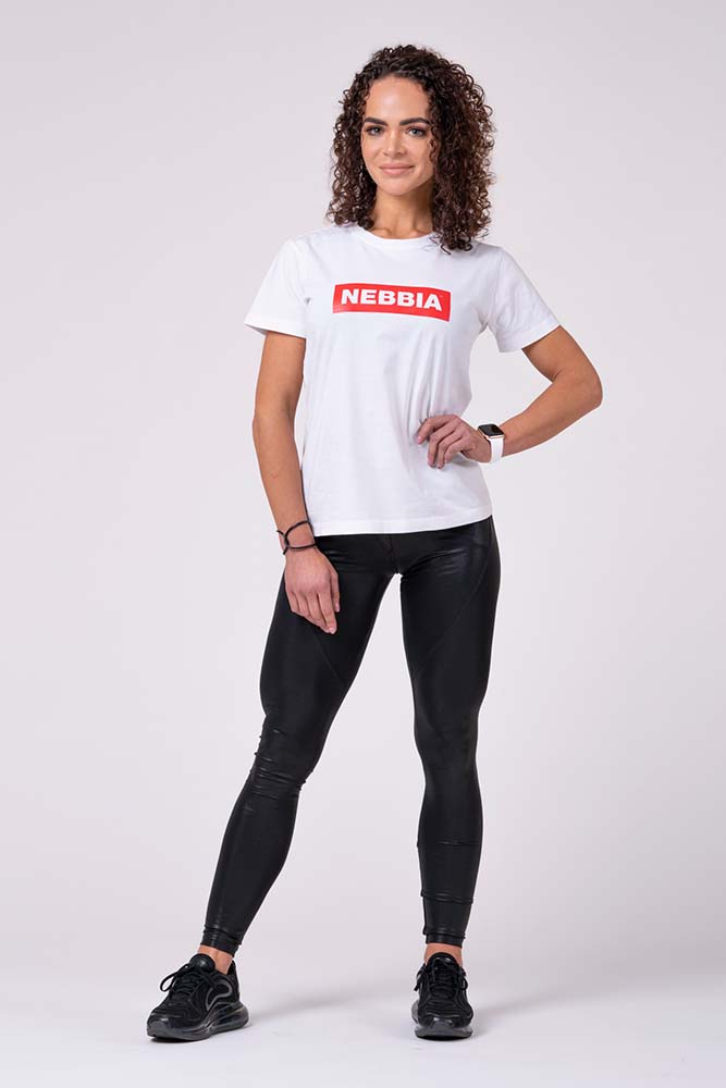 Nebbia Women's Basic T-Shirt 592 Weiss