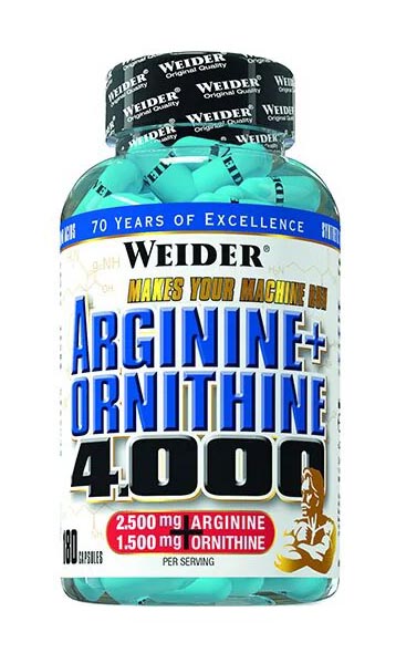 Weider Arginine + Ornithine 4000 (180 Caps)