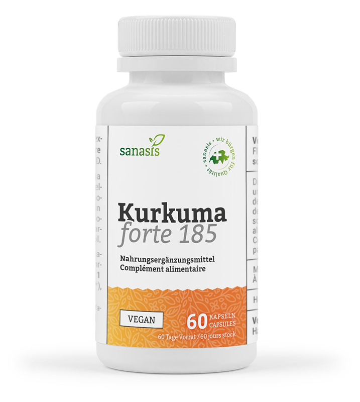 Sanasis Kurkuma Forte 185 (60 Caps)