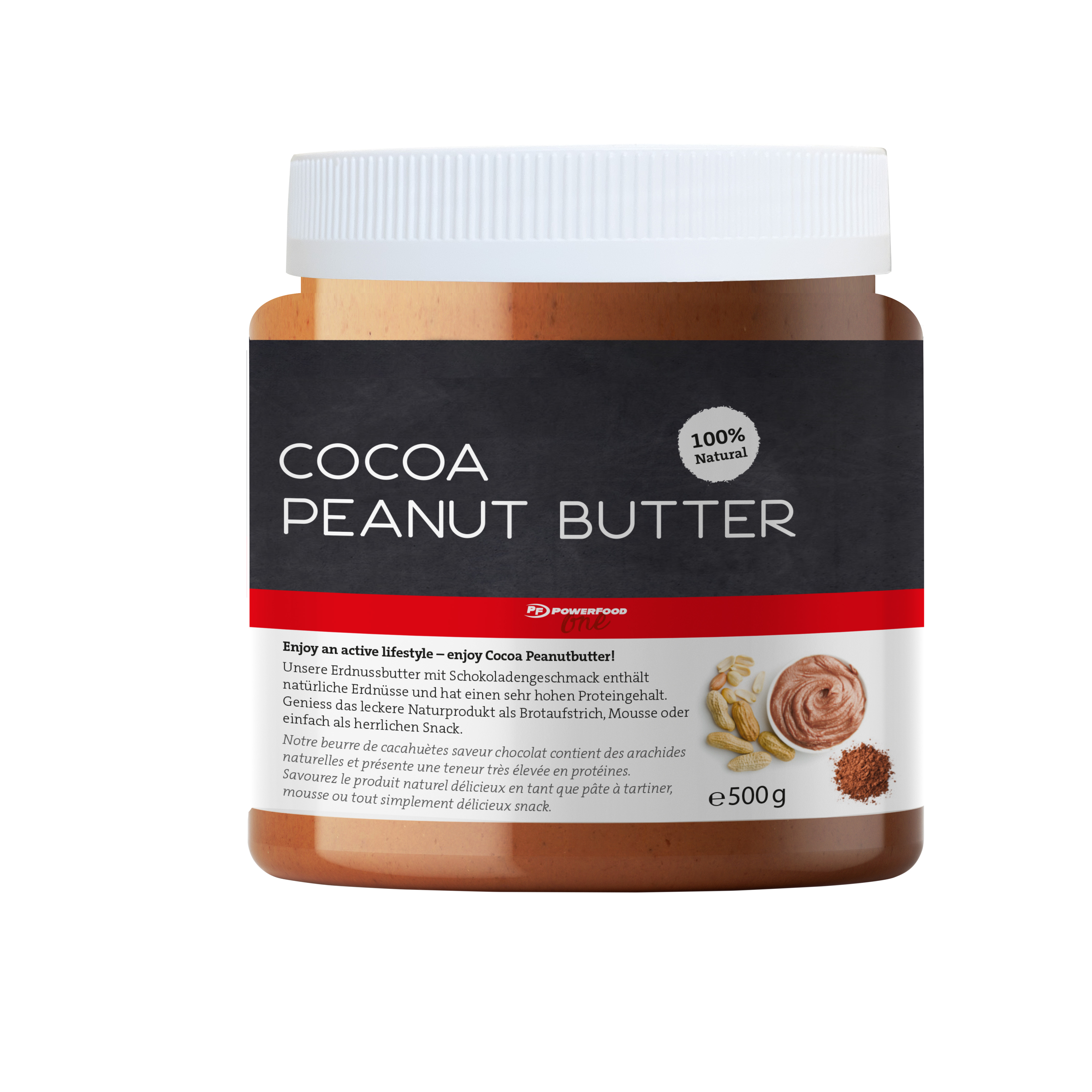 PowerFood One Cocoa Peanut Butter (500G Dose)