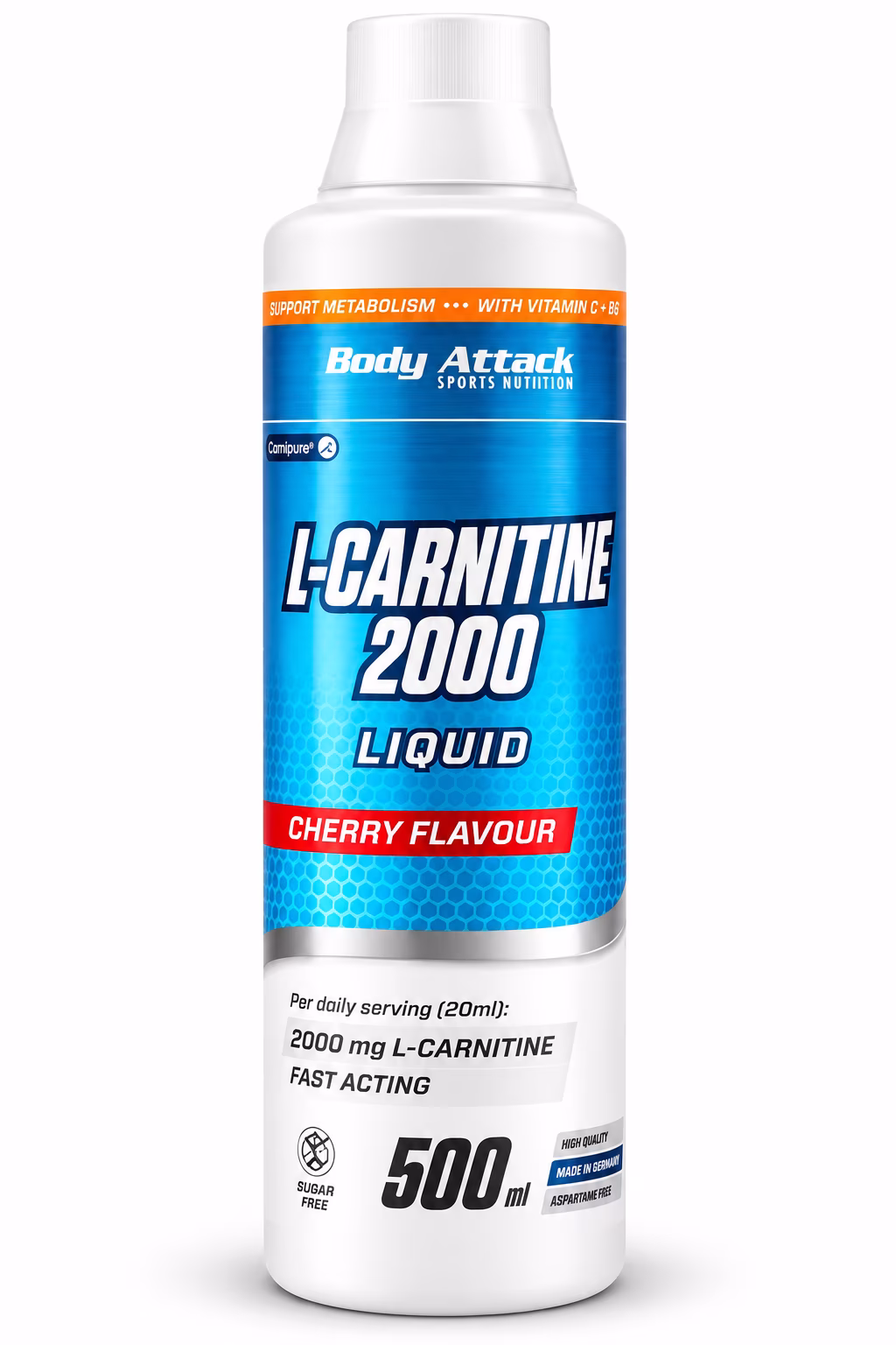 Body Attack L-Carnitin Liquid (500 ml)