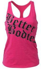 Better Bodies Printed T-Back HOT PINK