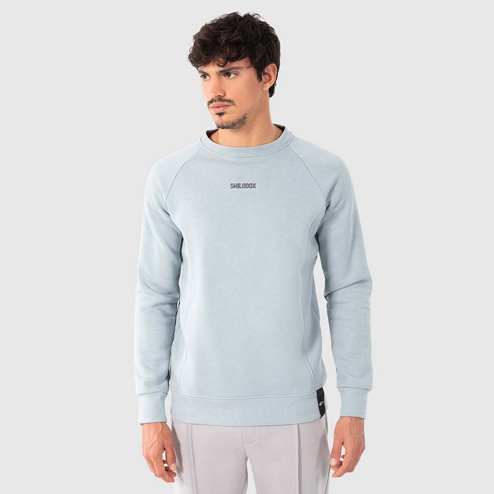 Smilodox Sweatshirt Duncan Hellgrau