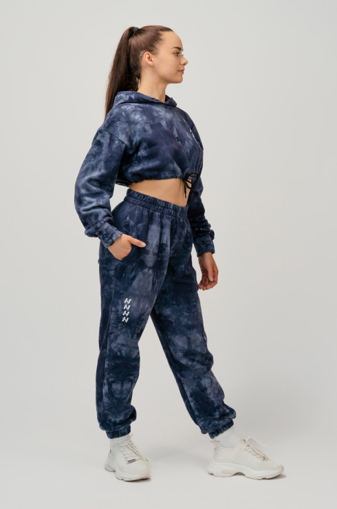 Nebbia Re-fresh Women's Crop Hoodie 591 blue