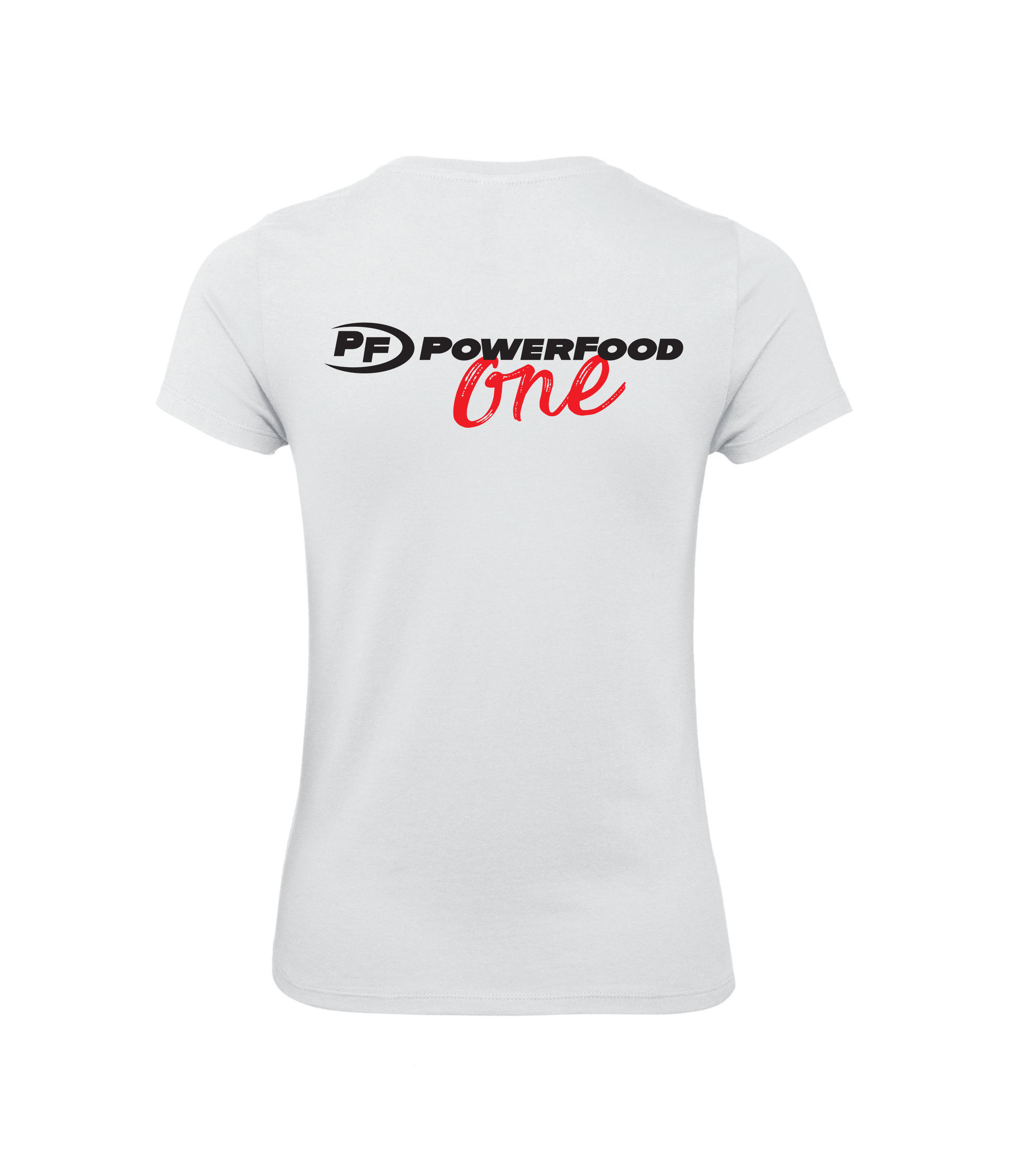 PowerFood One Basic T-Shirt White Damen