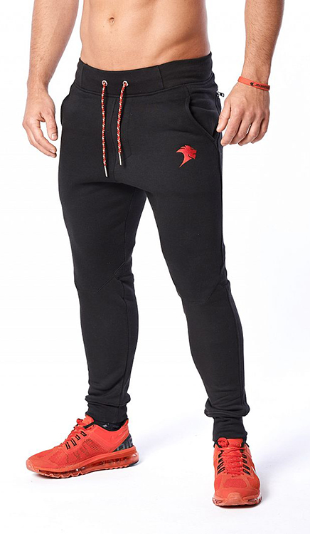 ProBroWear 3.0 Classic Track Pants BLACK-RED