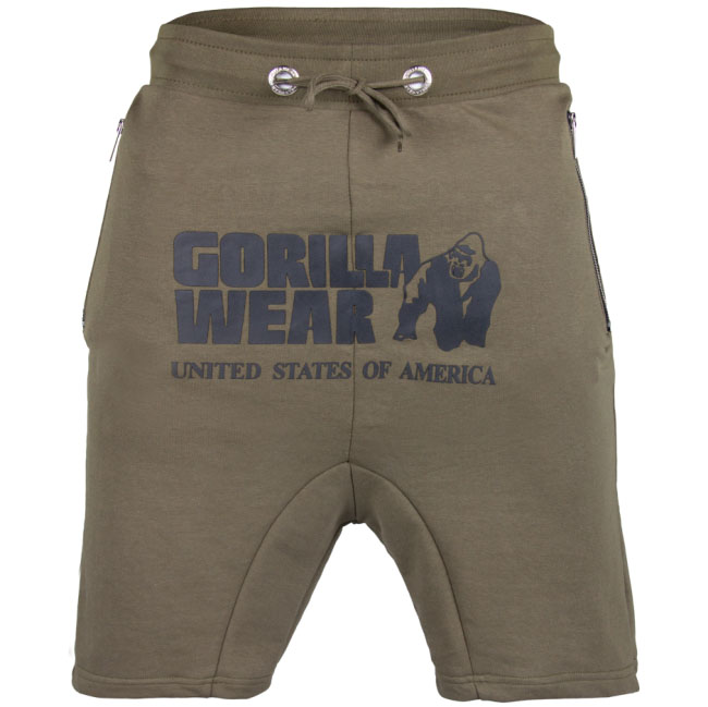 Gorilla Wear Alabama Drop Crotch Joggers Green Army