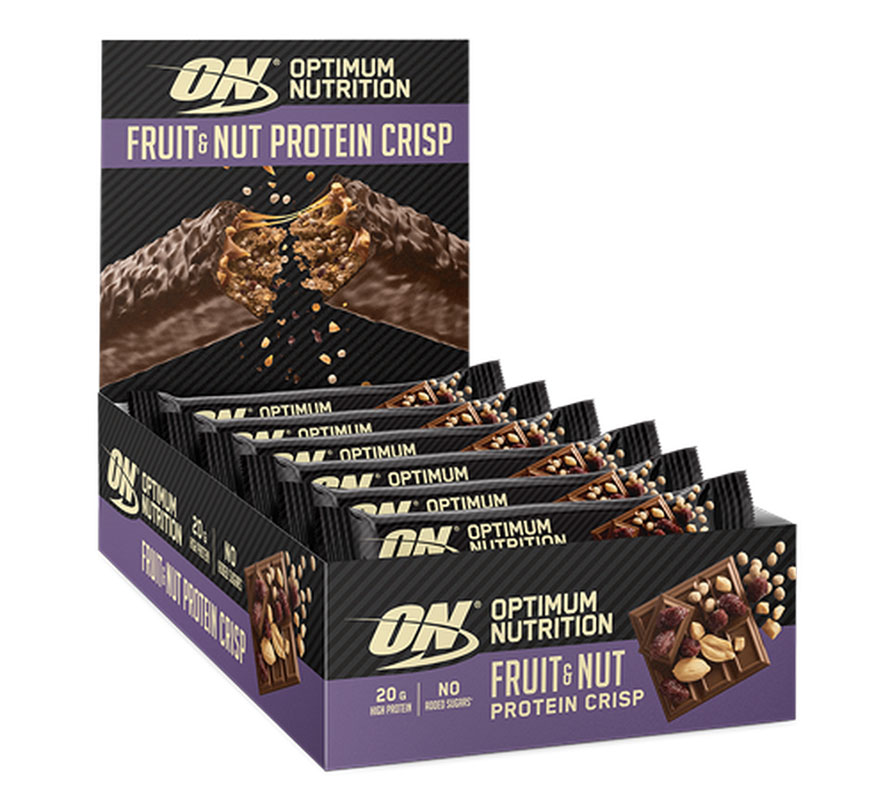 Optimum Nutrition Fruit & Nut Protein Crisp Bar (10 x 70g)