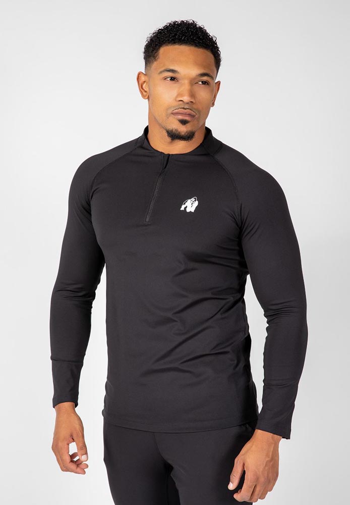 Gorilla Wear Hamilton Hybrid Long Sleeve Black