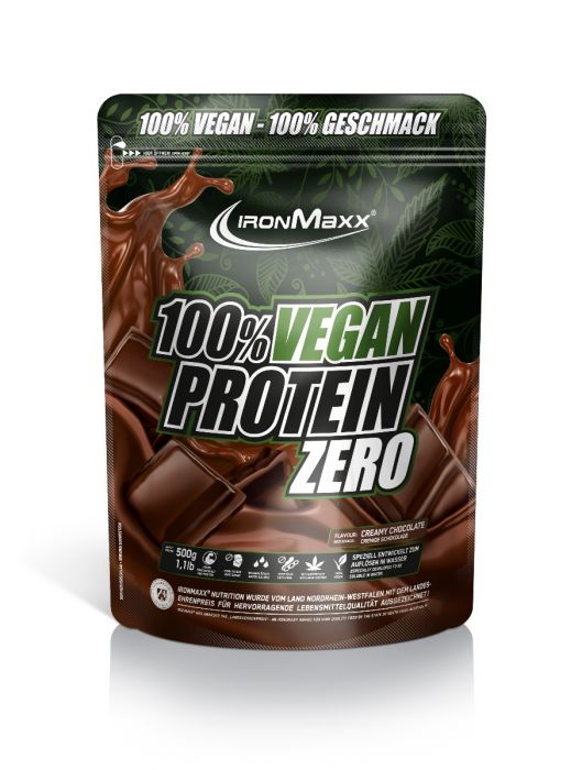 IronMaxx 100% Vegan Protein Zero (500g Beutel)