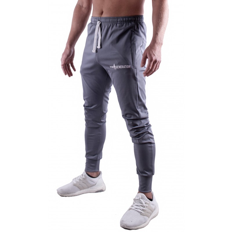 Gym Generation V8 Premium Fitness Pants Storm Grey