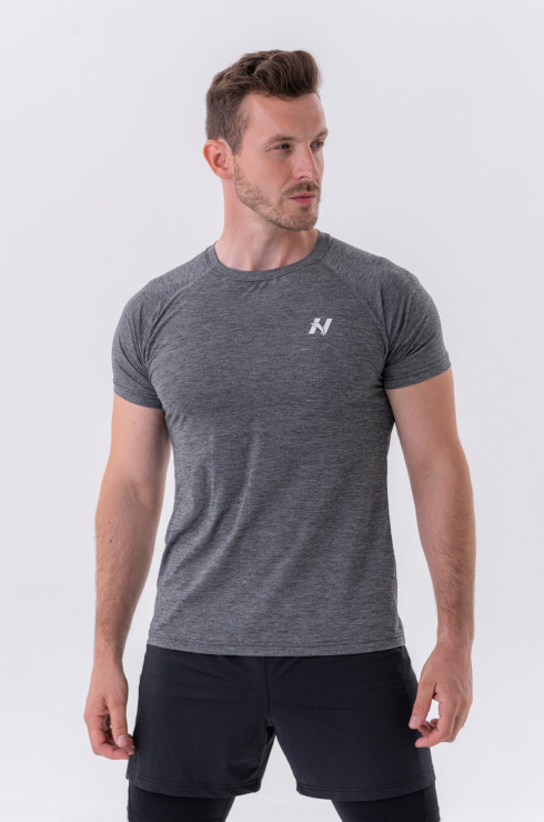 Nebbia Lightweight Sporty T-shirt "Grey" 325 dark grey