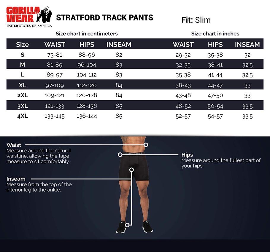 Gorilla Wear Stratford Track Pants Navy
