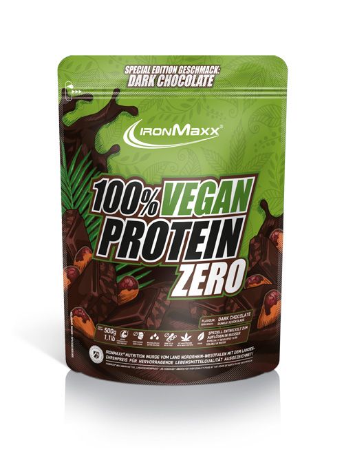 IronMaxx 100% Vegan Protein Zero (500g Beutel)