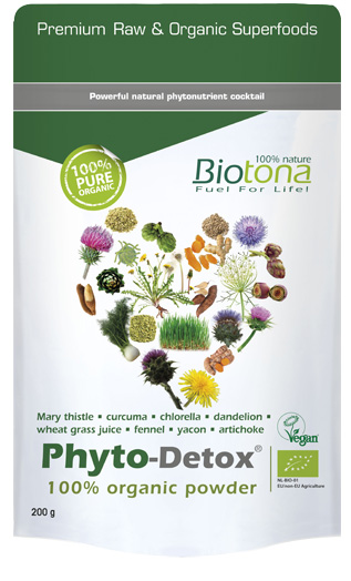 Biotona Phyto-Detox 100% Organic Powder (200g Beutel)