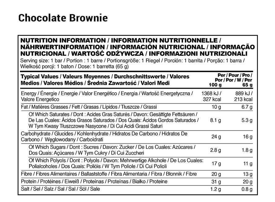 Optimum Nutrition Protein Crisp Bar (10 x 65g)