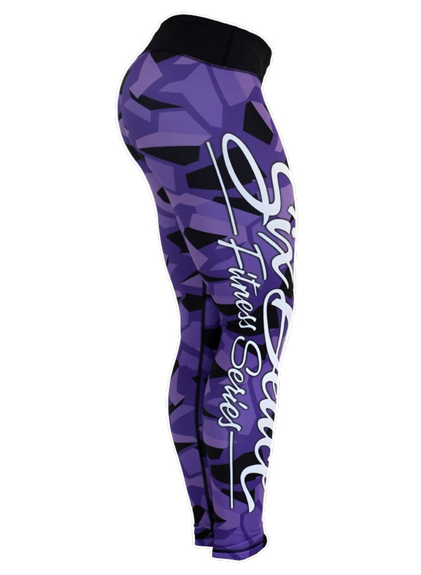 Six Deuce Purple Camo Fitness Leggings