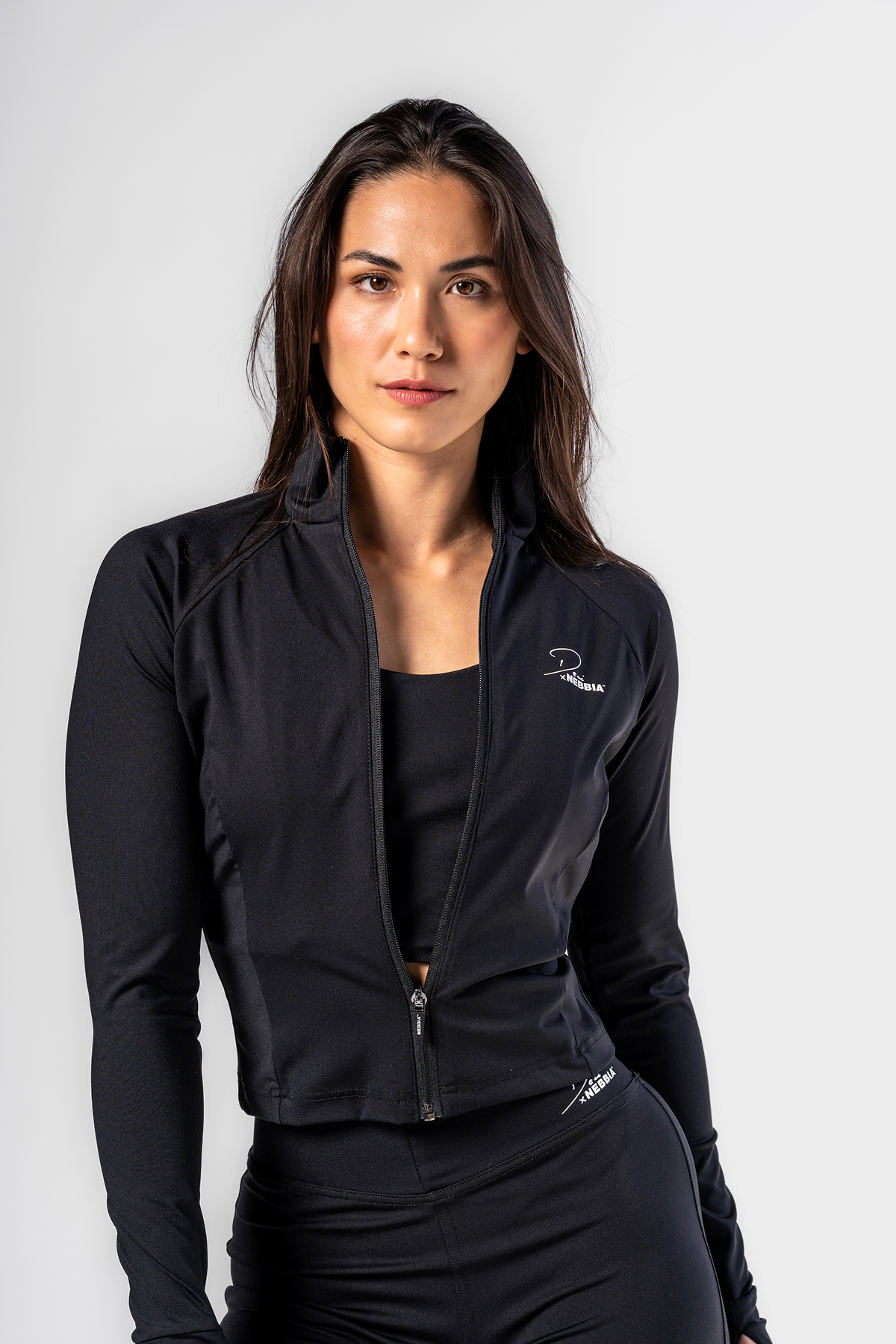 Nebbia Deni X Fitness Zip Tracktop - schwarz