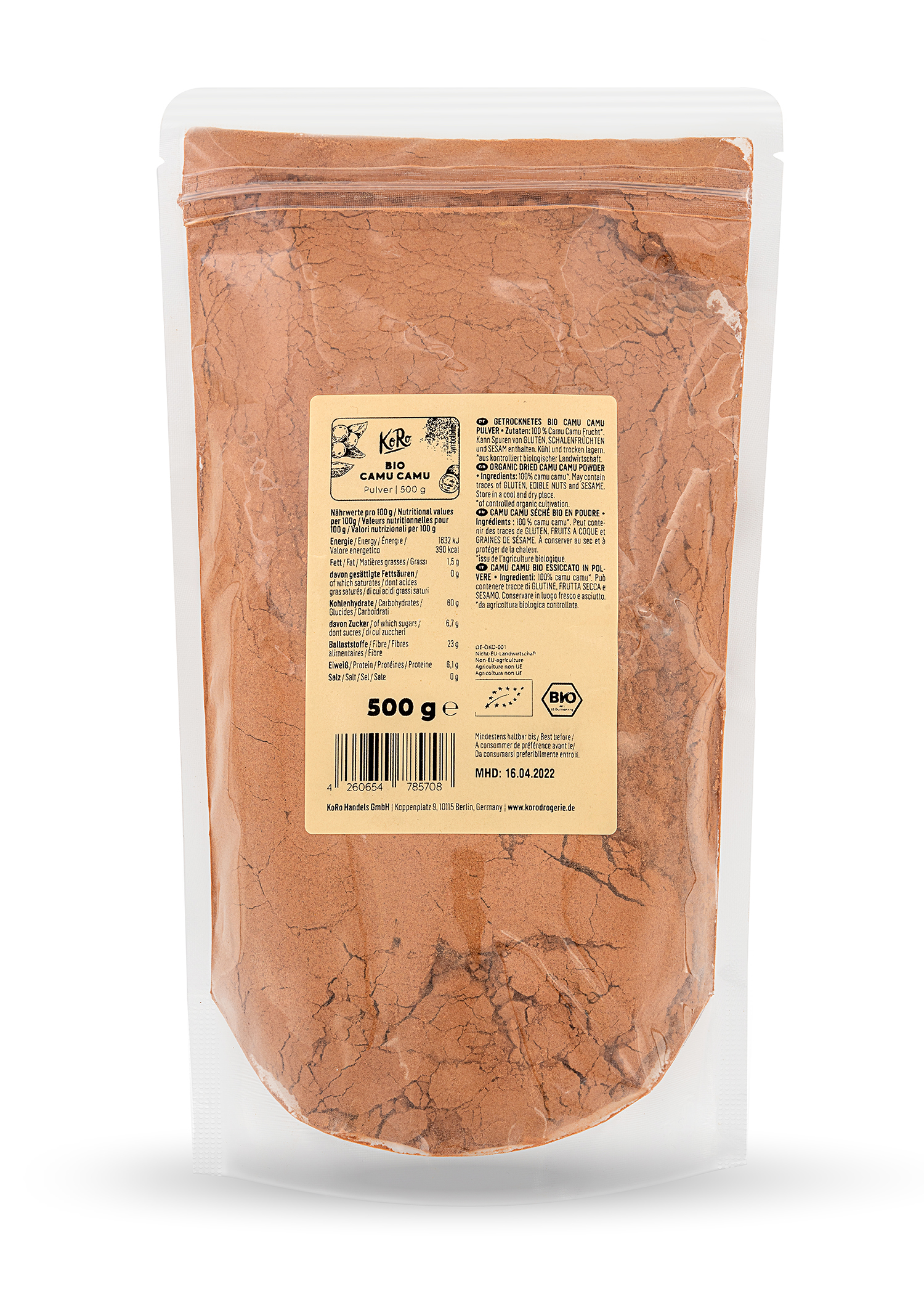 KoRo Bio Camu Camu Pulver (500g Beutel)