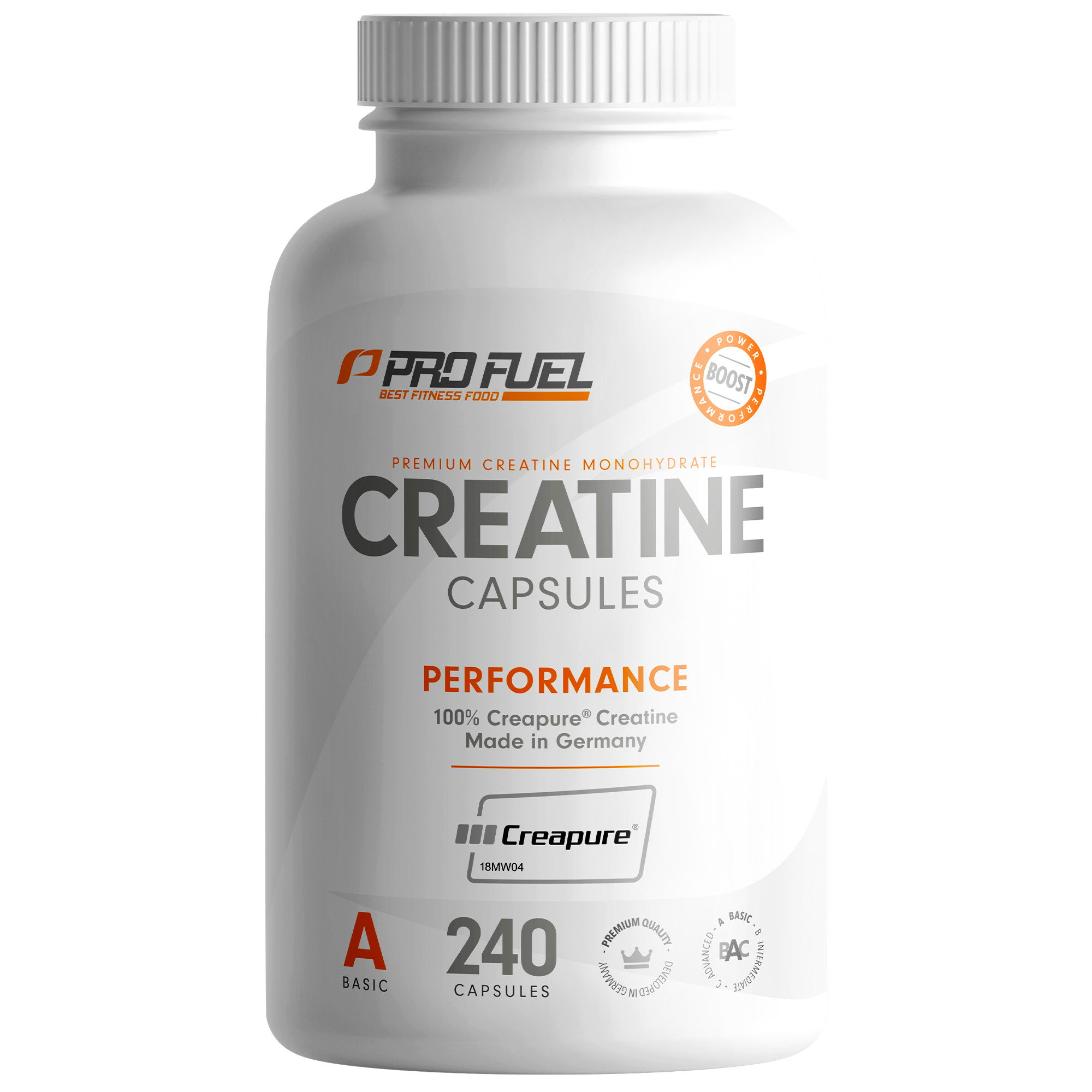ProFuel Kreatin-Monohydrat 100% Creapure (240 Caps)