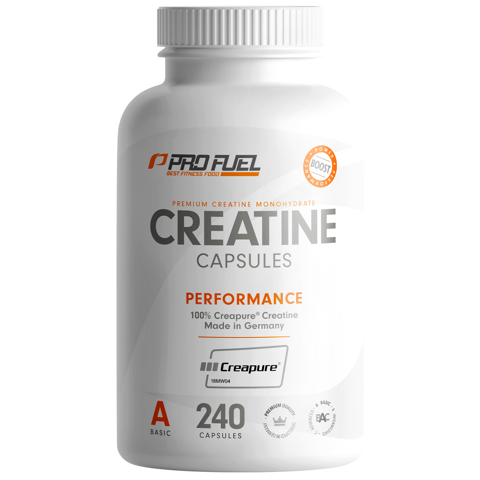 ProFuel Creatine-Monohydrat 100% Creapure (240 Caps)