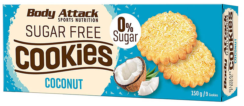 Body Attack Low Sugar Cookies (115g)