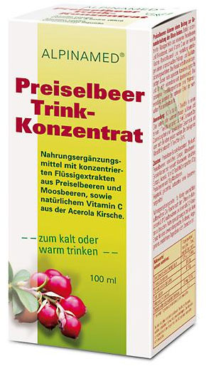 Alpinamed Preiselbeer Trink-Konzentrat (100ml)