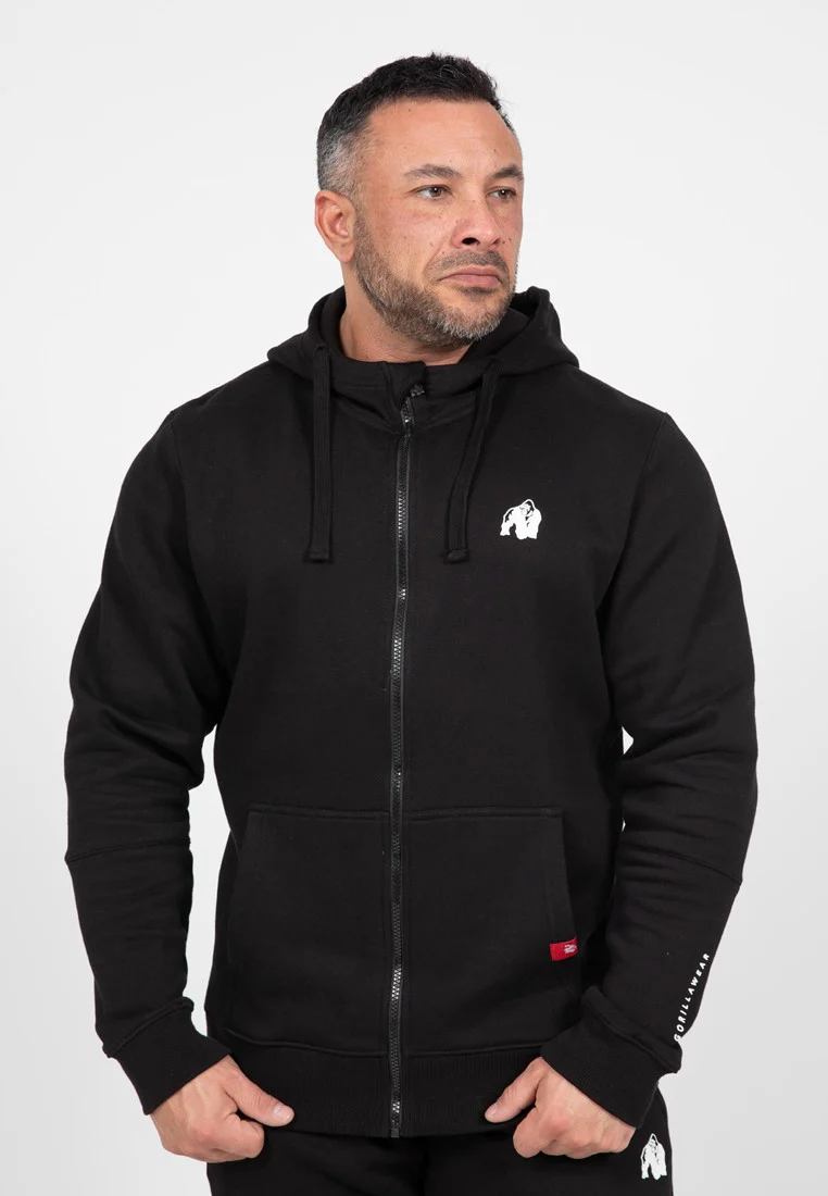 Gorilla Wear Leon Zip Hoodie - schwarz