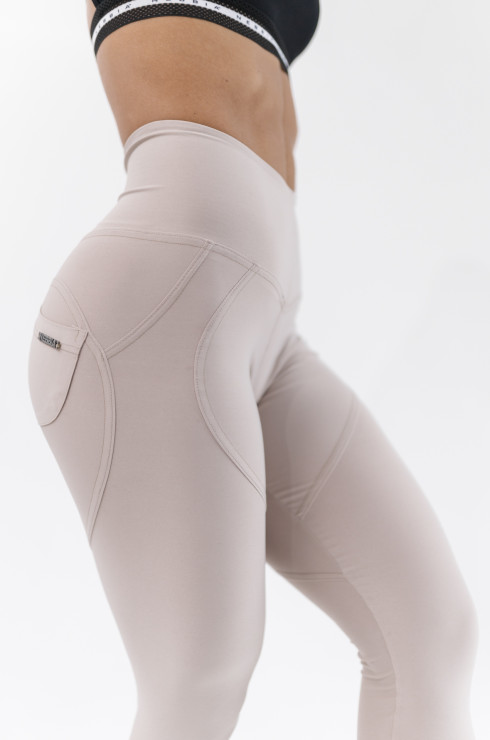 Nebbia High Waist & Lifting Effect Bubble Butt Pants 587 cream