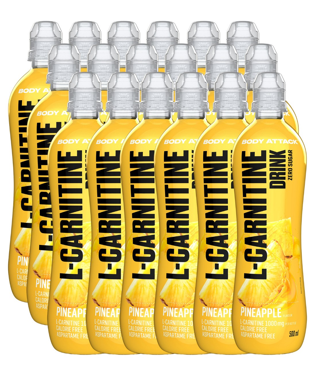 Body Attack L-Carnitine Drink (18x 500 ml)