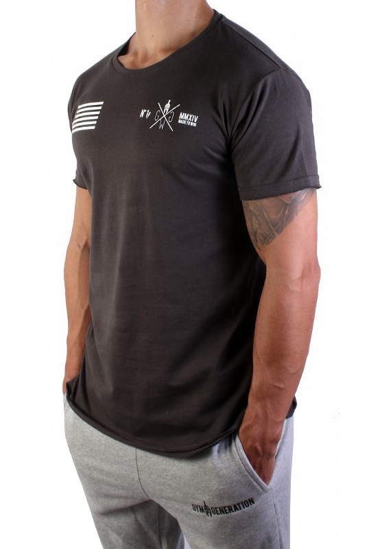Gym Generation Fighter T-Shirt CHARCOAL