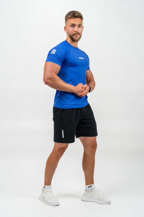 Nebbia Workout Compression T-shirt Performance 339 - blue