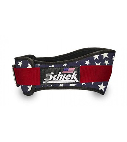 Schiek Contoured Lifting Belt Model 2004 STARS AND STRIPES