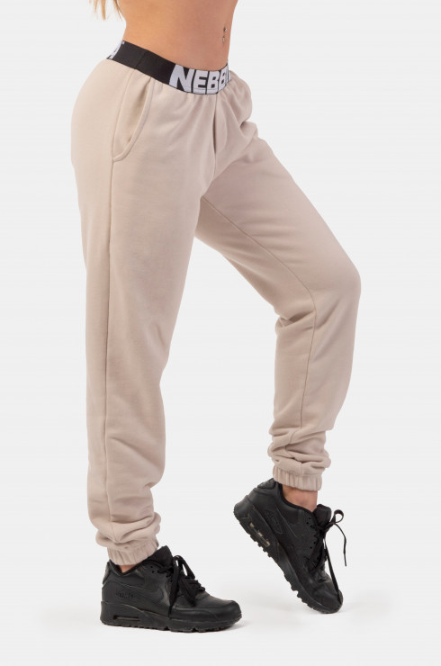 Nebbia Iconic Mid-Waist Sweatpants 408 cream